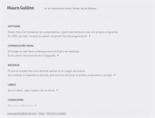 Tablet Screenshot of maurogullino.com.ar